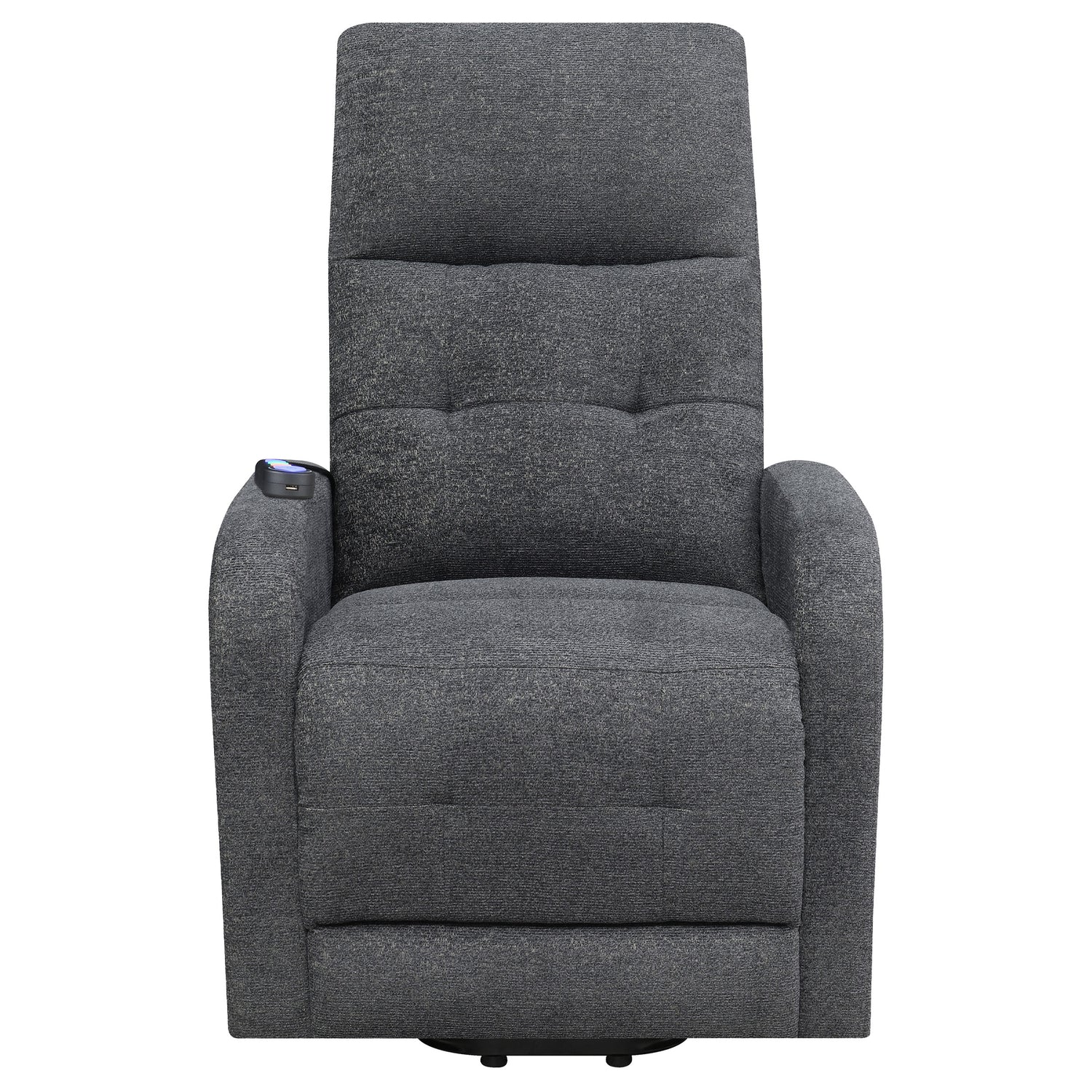 Power Lift Massage Chair - Howie Tufted Upholstered Power Lift Recliner Charcoal