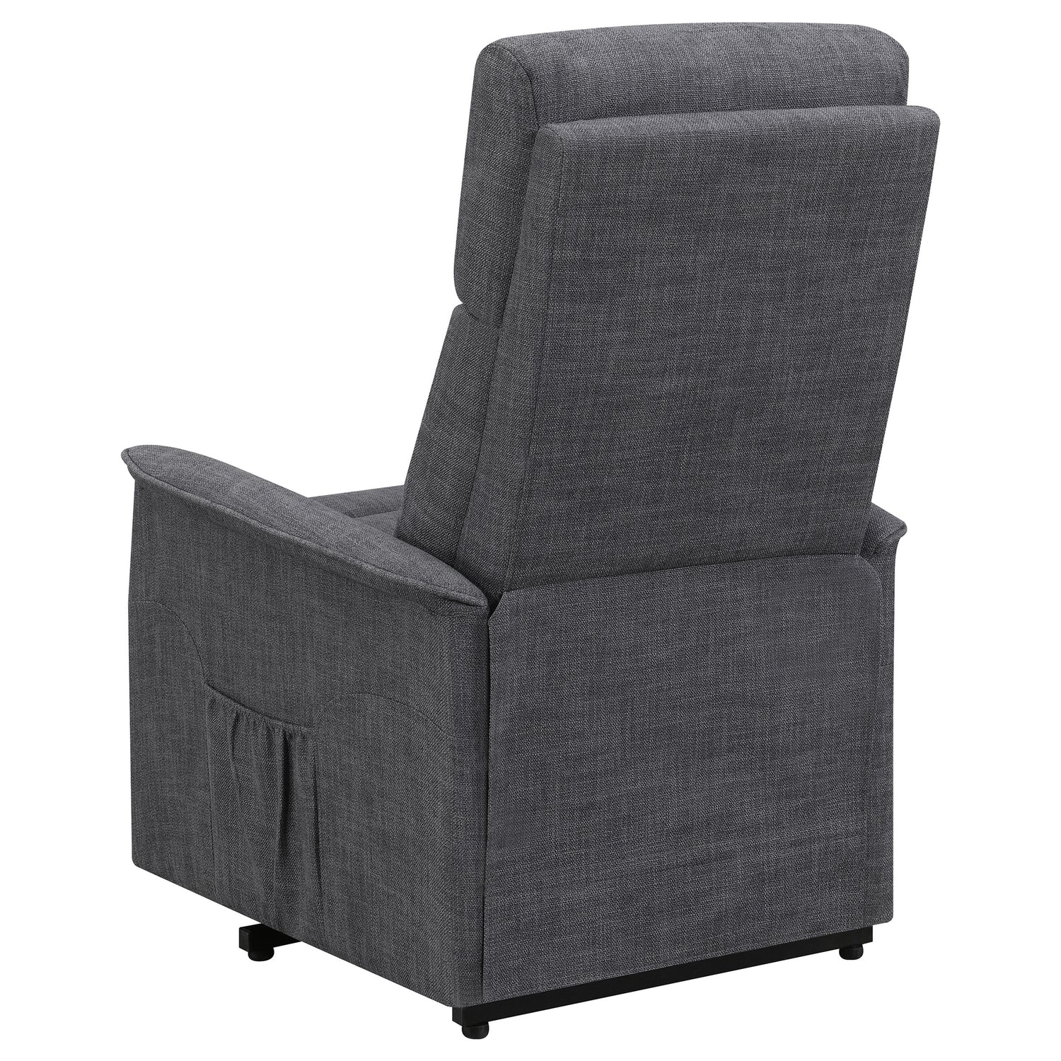Power Lift Massage Chair - Herrera Power Lift Recliner with Wired Remote Charcoal