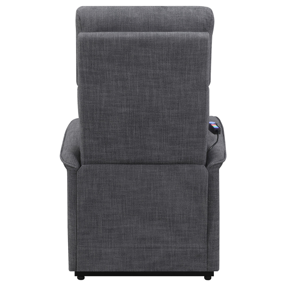 Power Lift Massage Chair - Herrera Power Lift Recliner with Wired Remote Charcoal