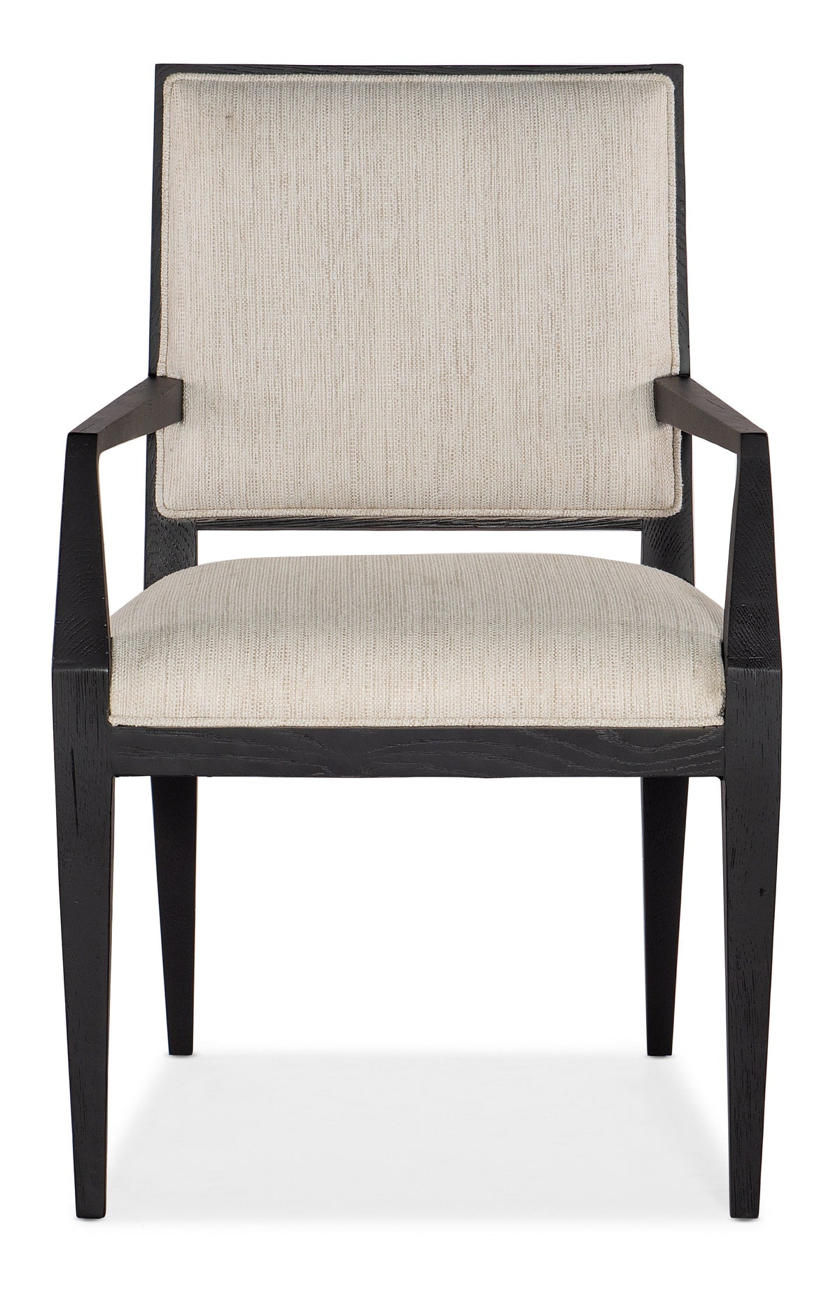 Linville Falls Linn Cove Upholstered Arm Chair (Set of 2) Black / Dark Brown - Beige / Dark Brown by Hooker Furniture - View 3
