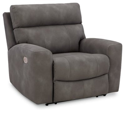 Ashley Slate Next - Gen DuraPella PWR Recliner/ADJ Headrest - Microfiber | Home Elegance USA