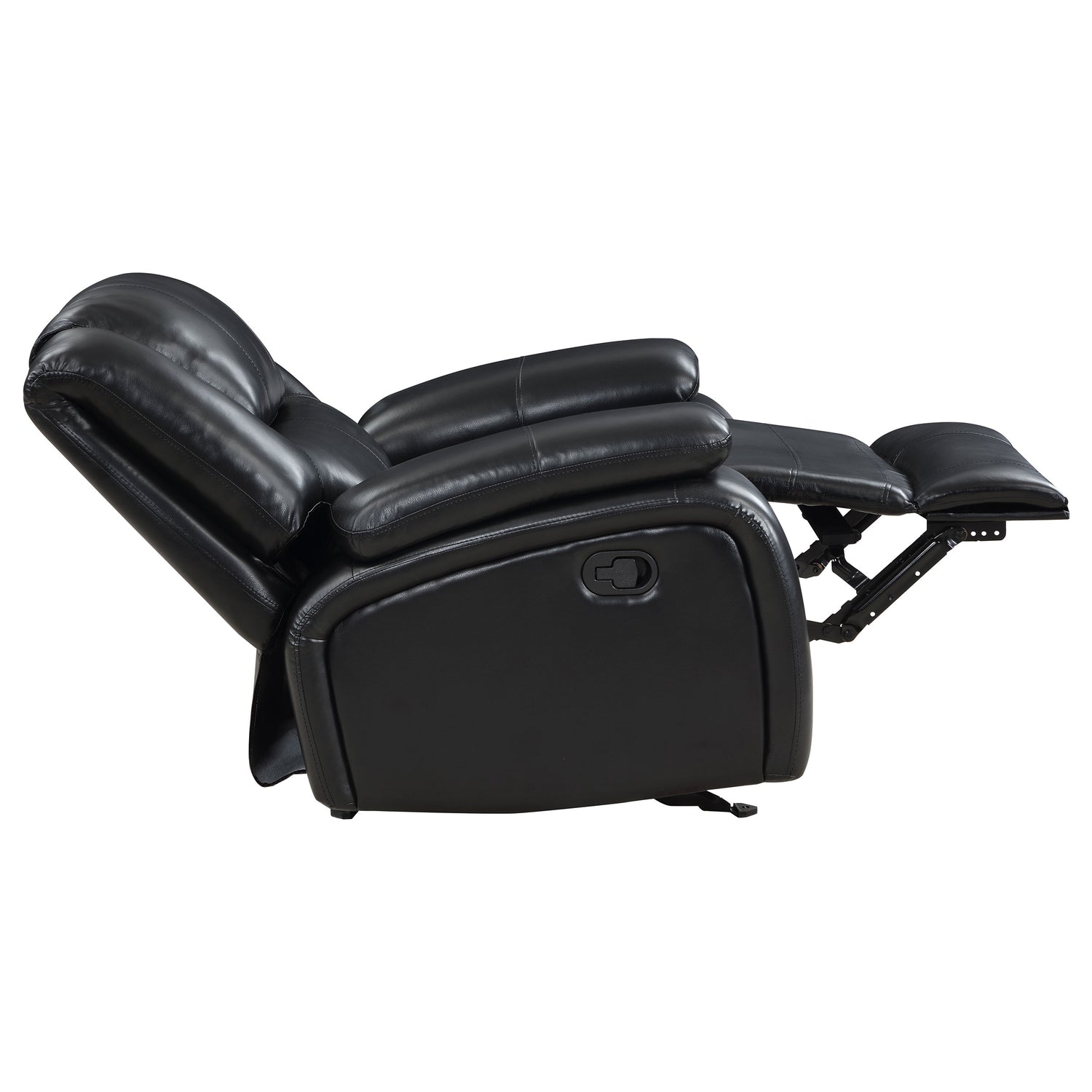 Glider Recliner - Camila Upholstered Glider Recliner Chair Black