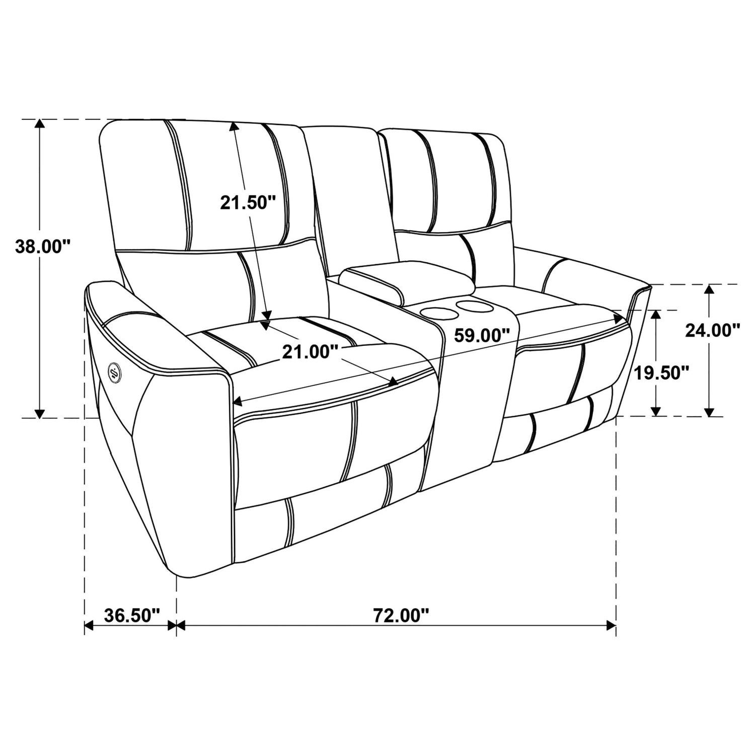 Power Sofa 2 Pc Set - Greenfield 2-piece Upholstered Power Reclining Sofa Set Ivory