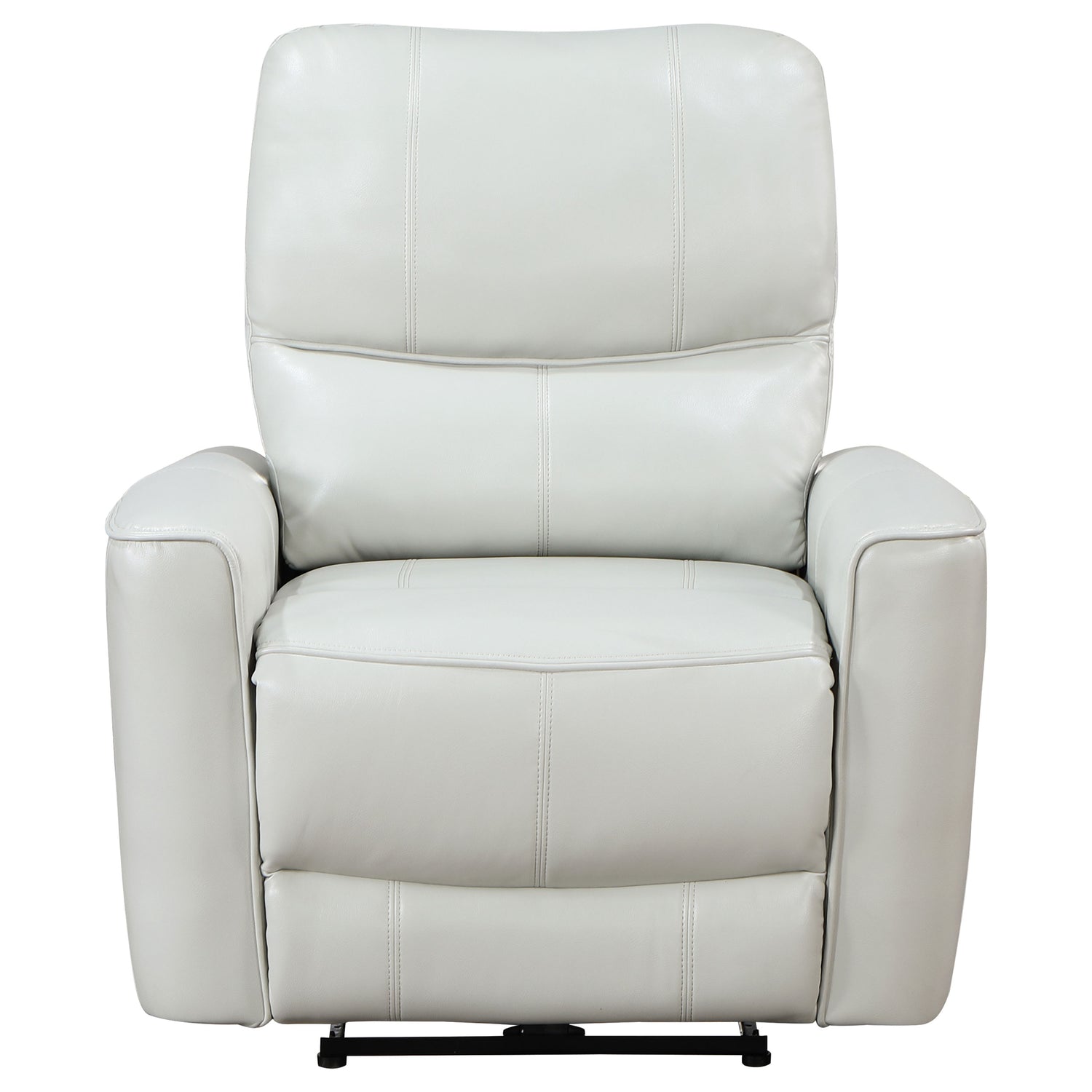 Power Recliner  - Greenfield Upholstered Power Recliner Chair Ivory