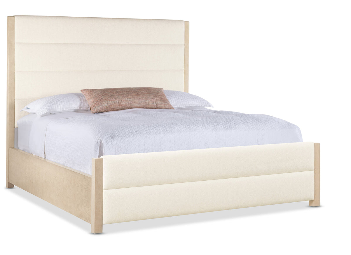 Westwood California King Upholstered Bed - Beige | Hooker Furniture