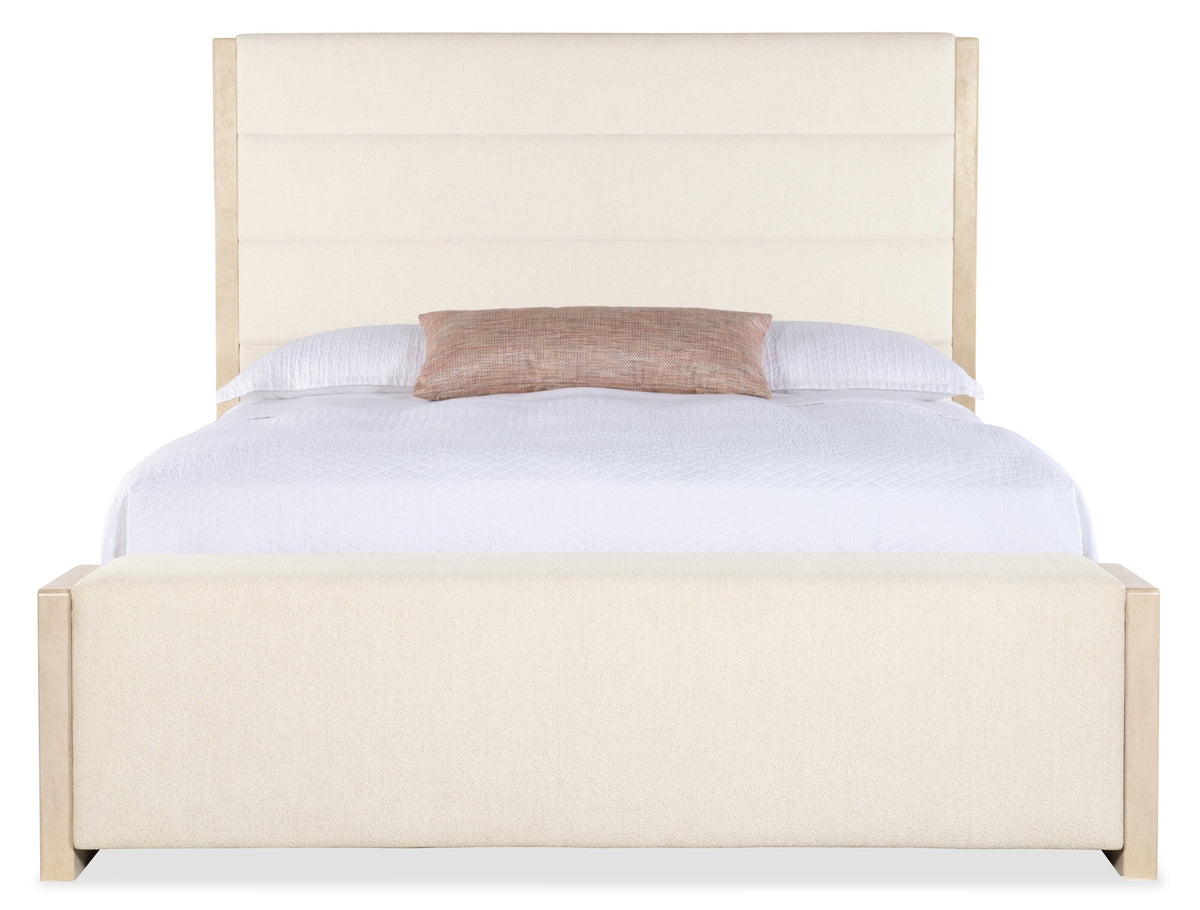 Westwood California King Upholstered Storage Bed - Beige | Hooker Furniture