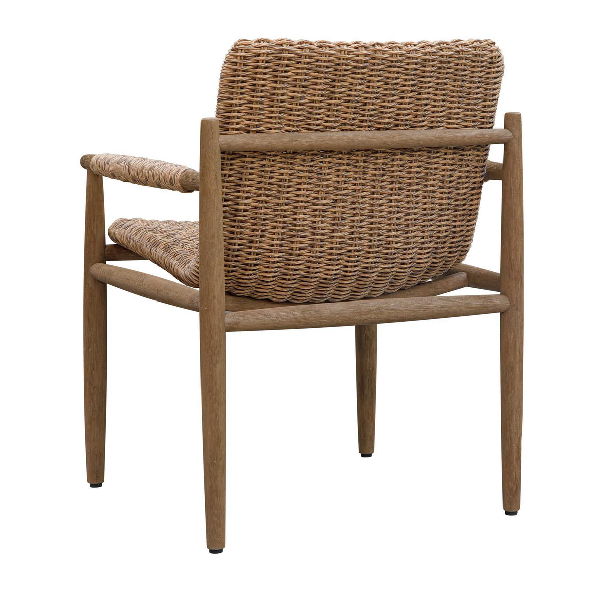 Sumba Golden Flax Outdoor Lounge Chair - Light Brown by Uttermost - View 5