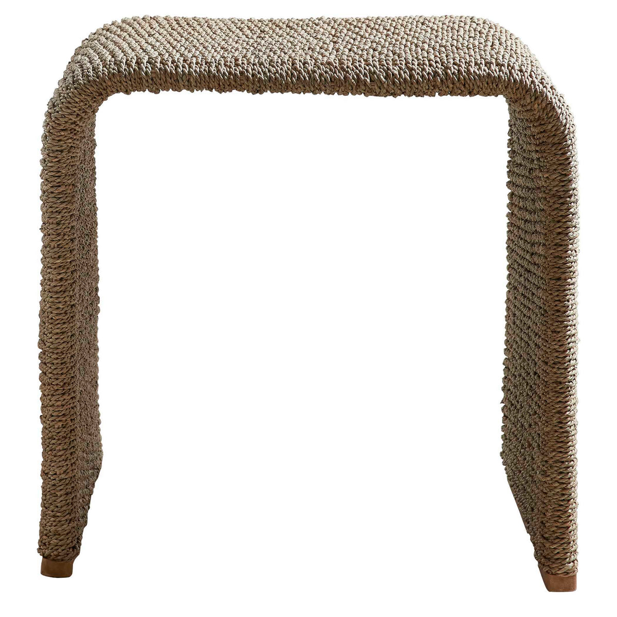 Calabria Woven Seagrass End Table - Beige by Uttermost - View 4