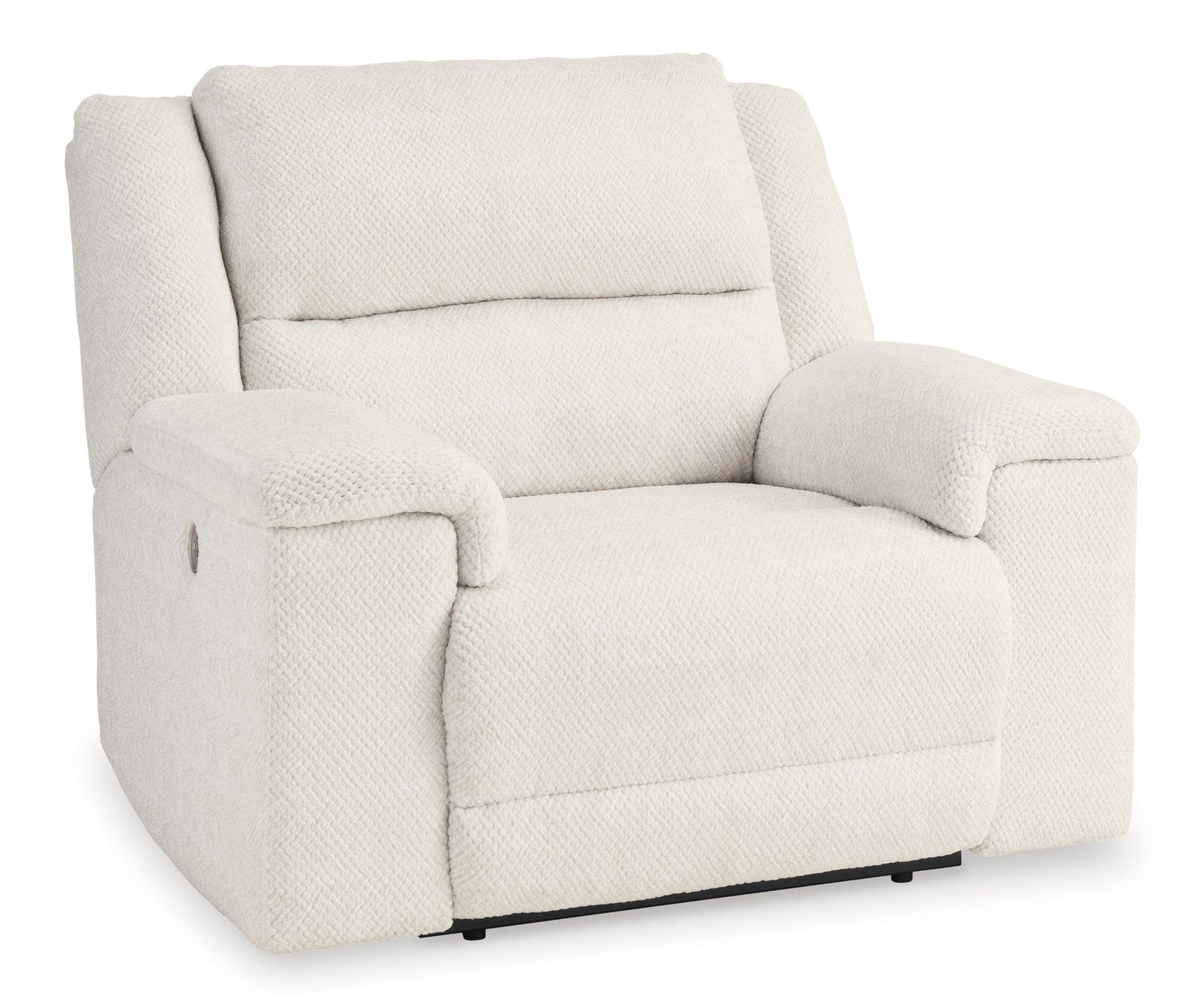 Ashley Linen Keensburg Wide Seat Power Recliner - Velvet | Home Elegance USA