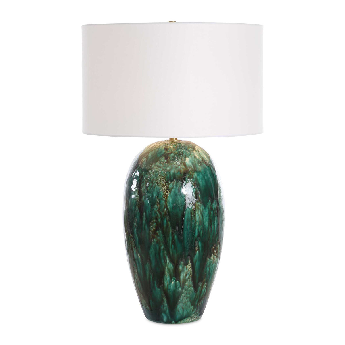 Ceralene Table Lamp - Green by Uttermost - View 1