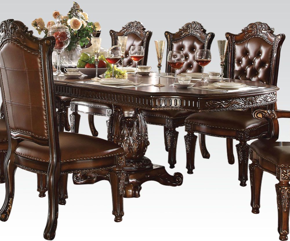 Vendome Dining Table 62000 Cherry Finish | Acme