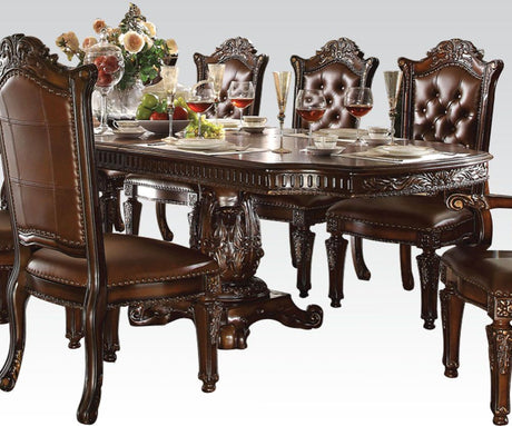 Vendome Dining Table 62000 Cherry Finish | Acme