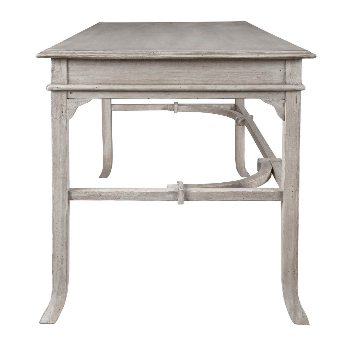 Bridgely Aged Writing Desk - Beige by Uttermost - View 6