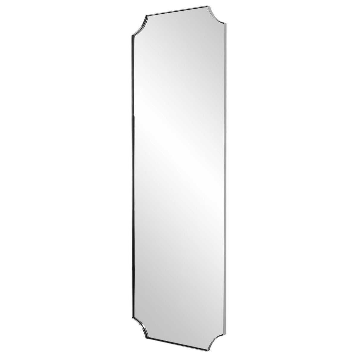 Lennox Nickel Tall Mirror - Silver by Uttermost - View 4