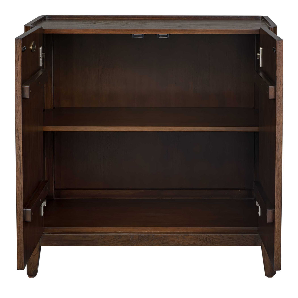 On The Block 2 Door Cabinet Walnut - Dark Brown by Uttermost - View 6