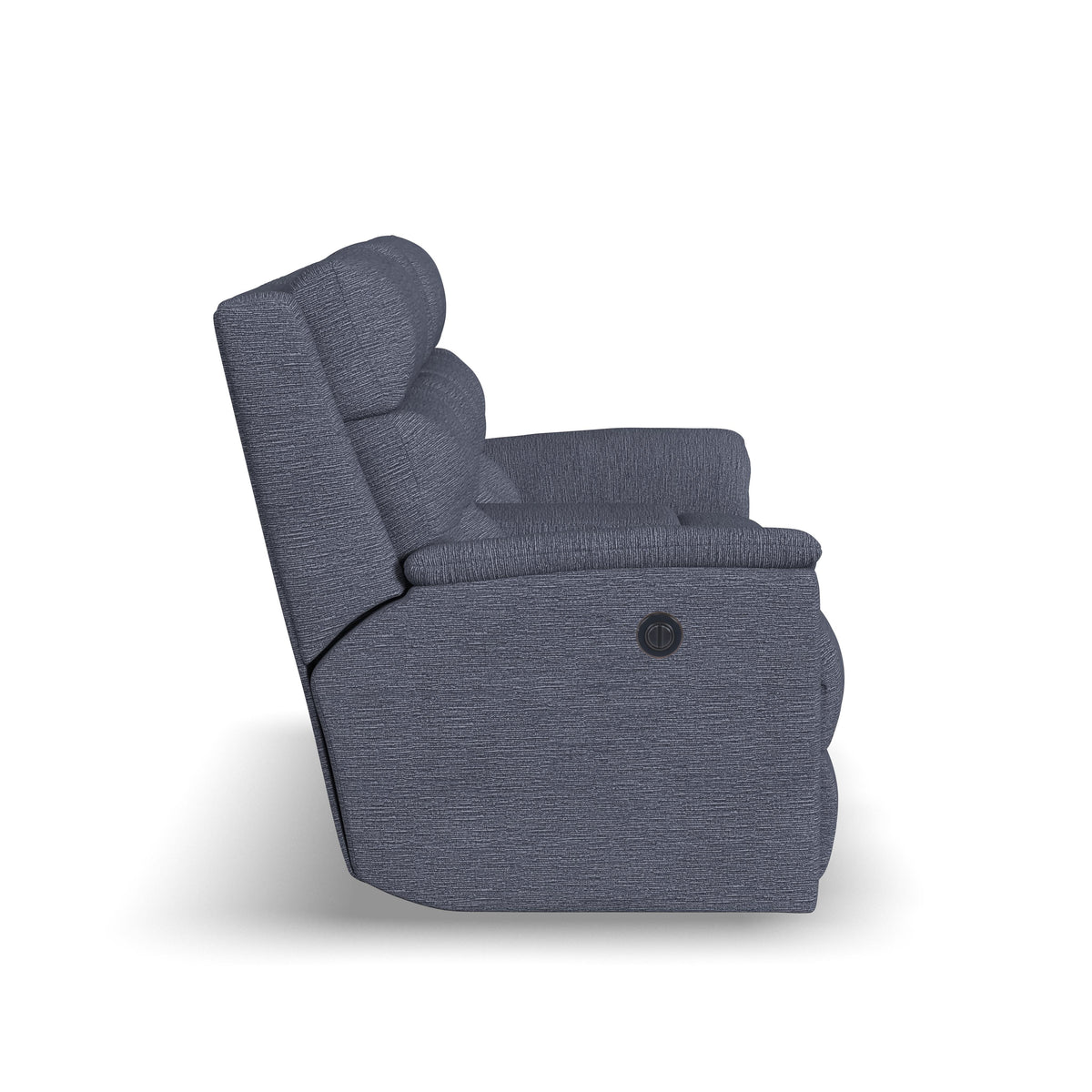 Mason Transitional Fabric Power Reclining Loveseat With Console | Flexsteel