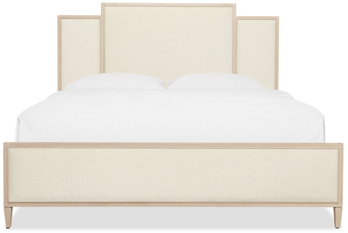 Melange Be My Guest California King Panel Bed - Beige | Hooker Furniture