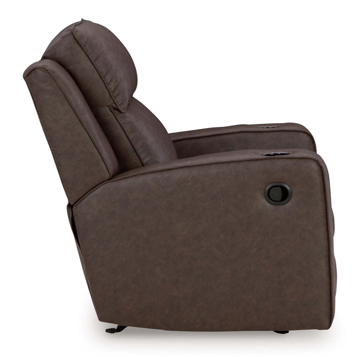Ashley Granite Lavenhorne Rocker Recliner - Faux Leather | Home Elegance USA