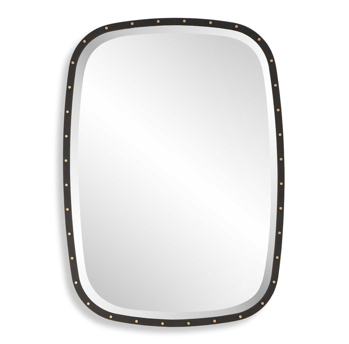 Benedo Industrial Mirror - Black by Uttermost - View 1