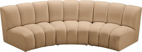 Infinity Modular Sofa In Camel - 638Camel - 3PC | Meridian | Home Elegance USA