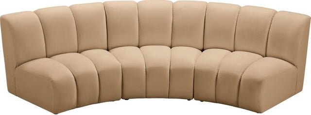 Infinity Modular Sofa In Camel - 638Camel - 3PC | Meridian | Home Elegance USA