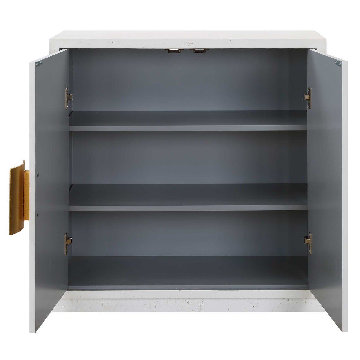 Emma 2 Door White Cabinet by Uttermost - View 6