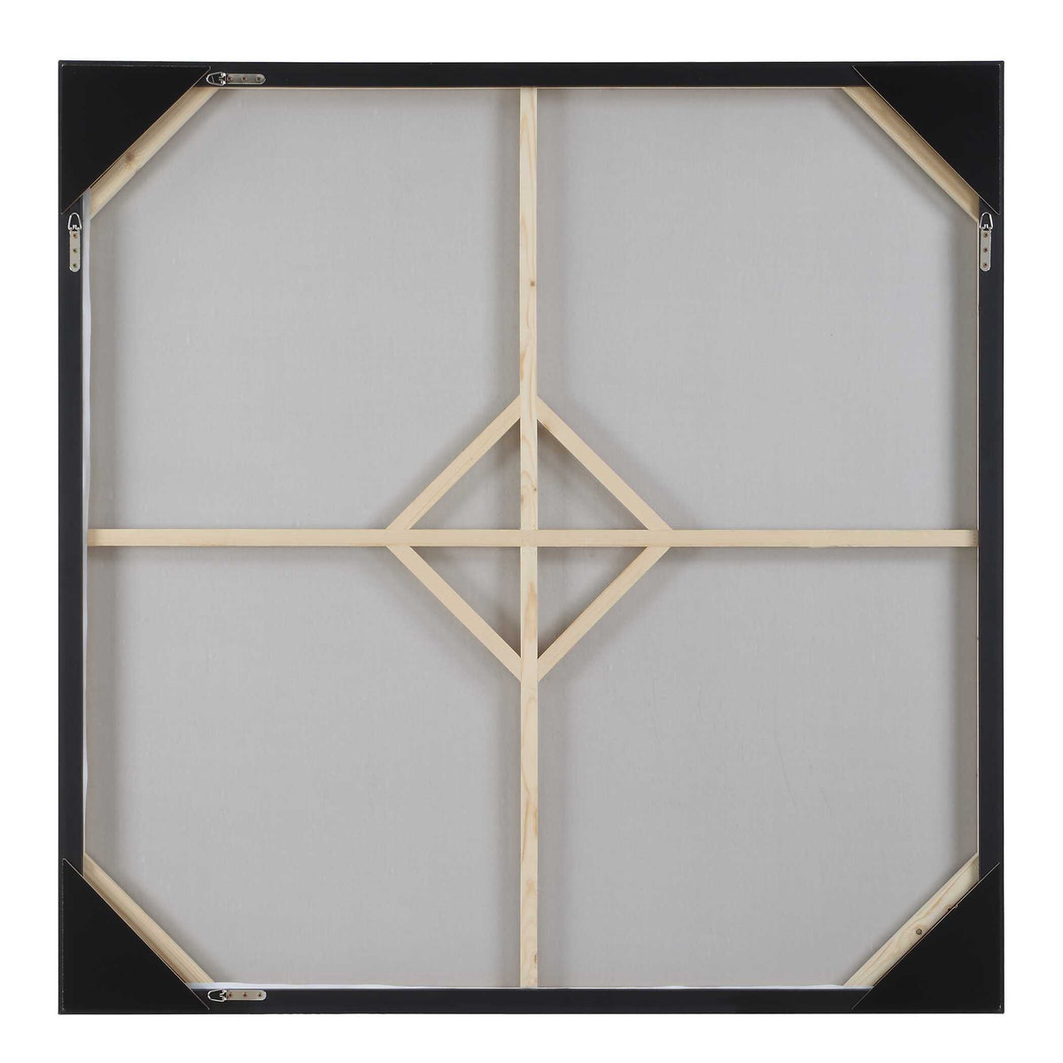 Moon Landing Hand Painted Abstract Art Black / Brown / Gold / Gray / White - Gold / White by Uttermost - View 7