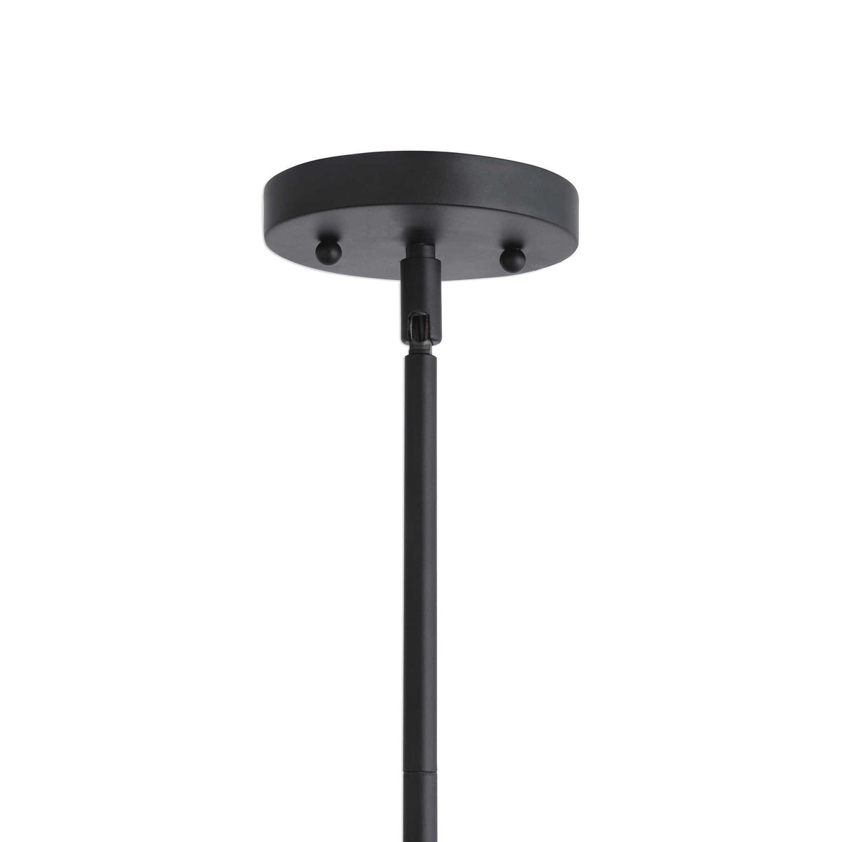 Thales Geometric 3 Light Pendant - Black by Uttermost - View 6