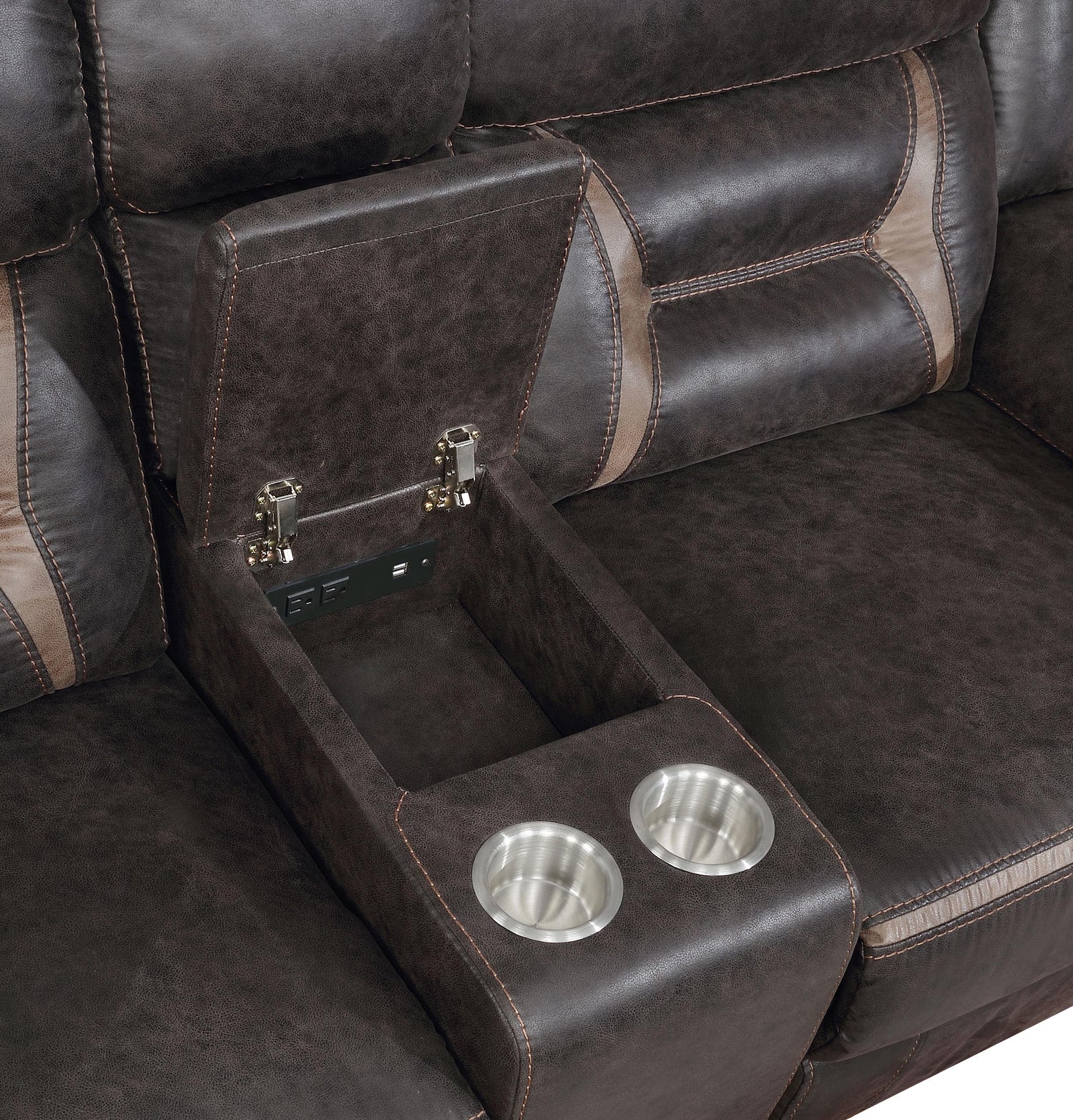 Glider Loveseat - Greer Upholstered Tufted Back Glider Loveseat