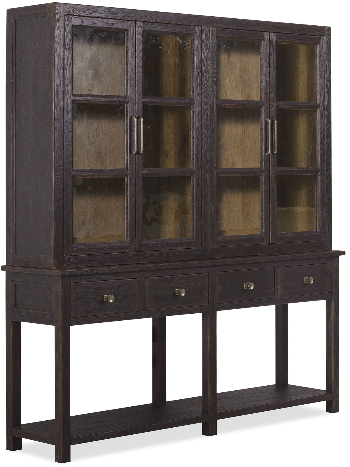 Driftwood Display Sideboard Burn Timber / Dark Brown - Black / Dark Brown by Hooker Furniture - View 6
