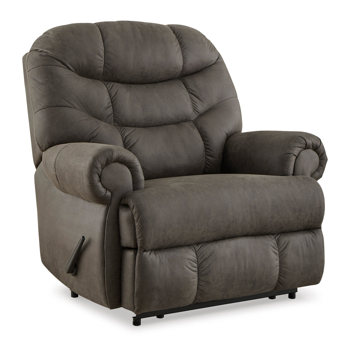Recliner Camera Time - Gunmetal Leather | Ashley - Home Elegance USA