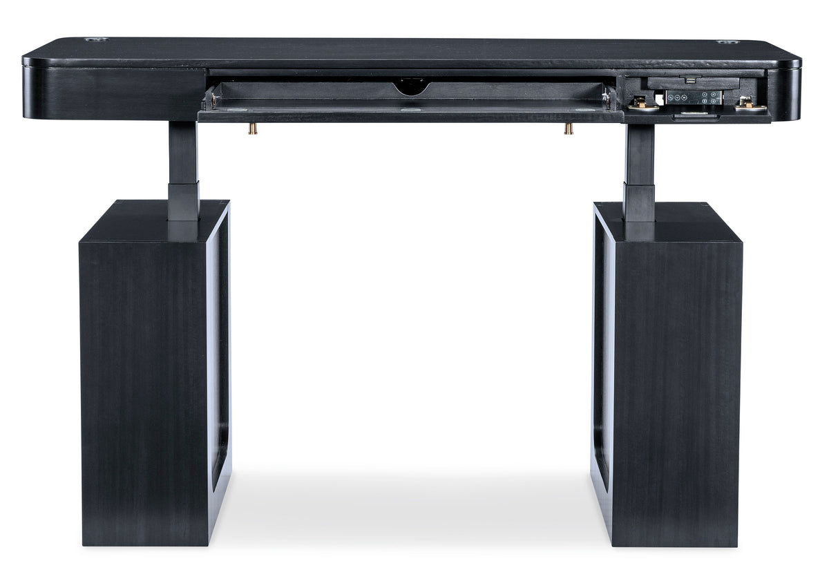 Adjustable-Height Desk - Black by Hooker Furniture - View 12