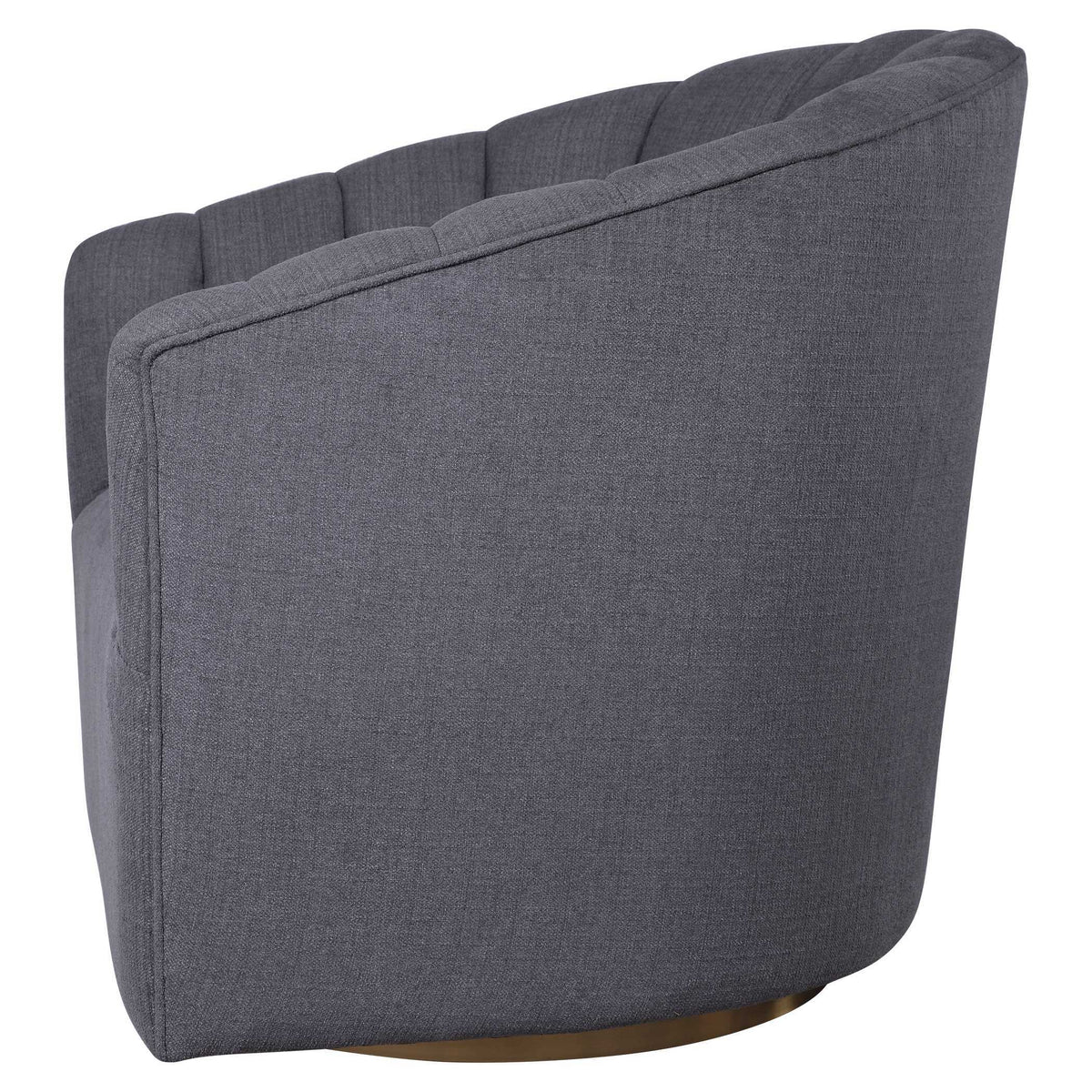 Cuthbert Modern Swivel Chair - Dark Gray by Uttermost - View 5