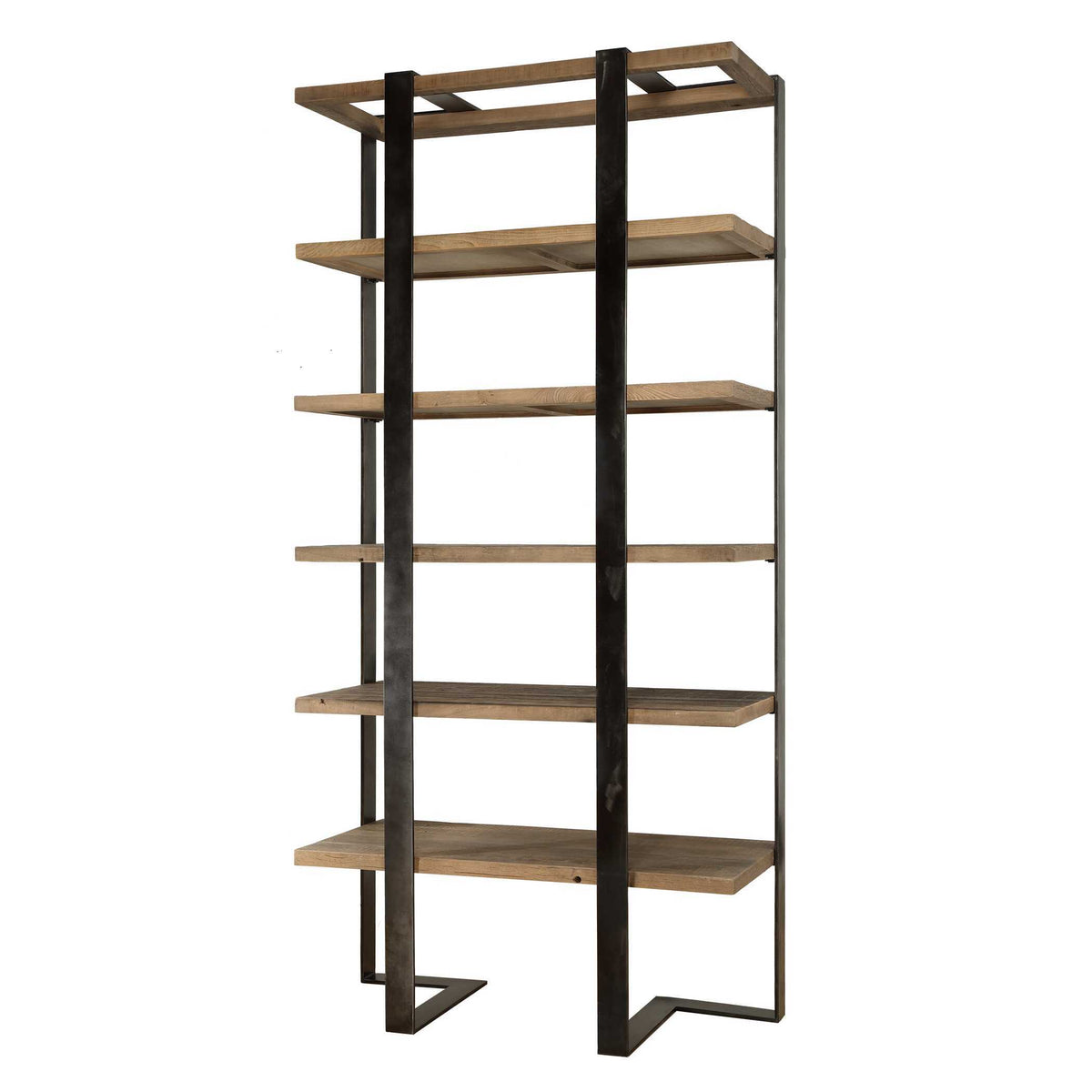Felix Reclaimed Oak Etagere - Light Brown by Uttermost - View 6