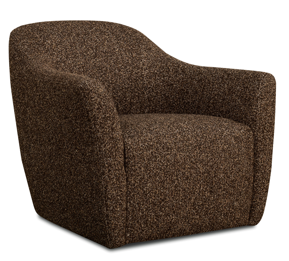 Everett Swivel Chair - Dark Brown by Hooker Furniture - View 2