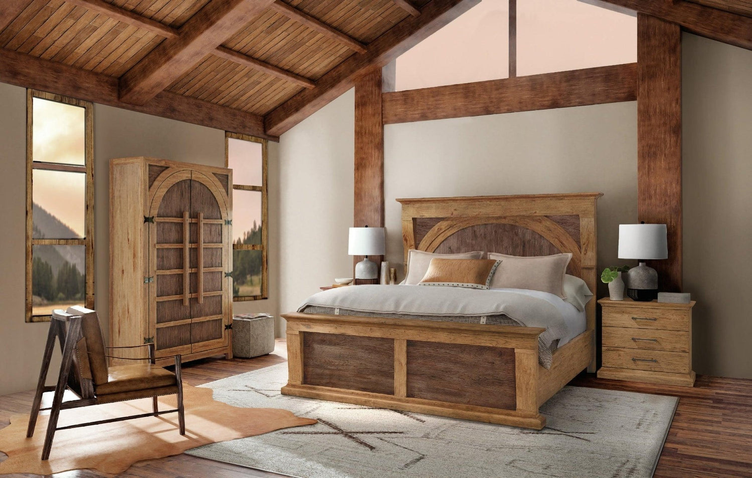Big Sky Corbel Bed | Hooker | Home Elegance USA