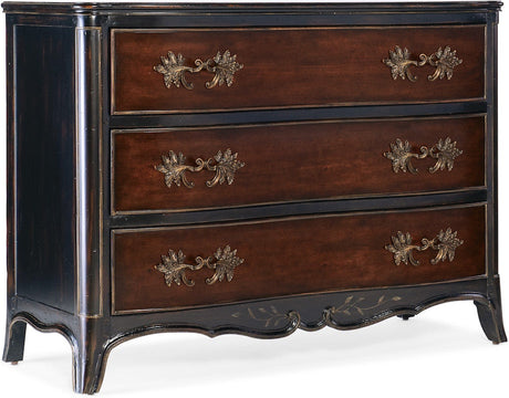 Charleston 3-Drawer Accent Chest in Black Cherry – Hooker Furniture - Home Elegance USA