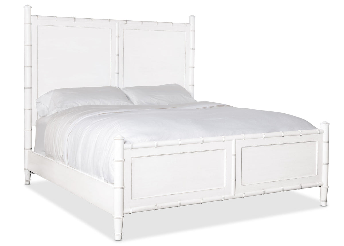 Charleston King Panel Bed - White | Hooker Furniture