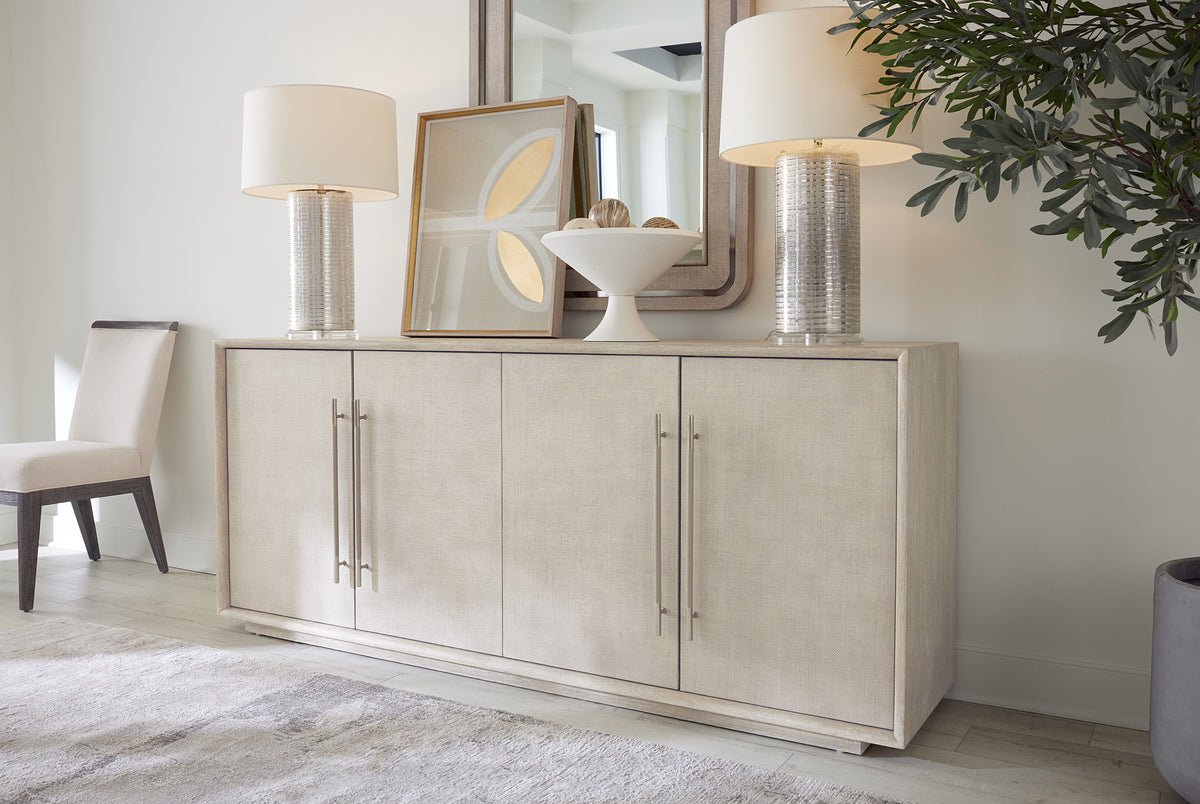 Modern Mood Entertainment Console - Beige by Hooker Furniture - View 2