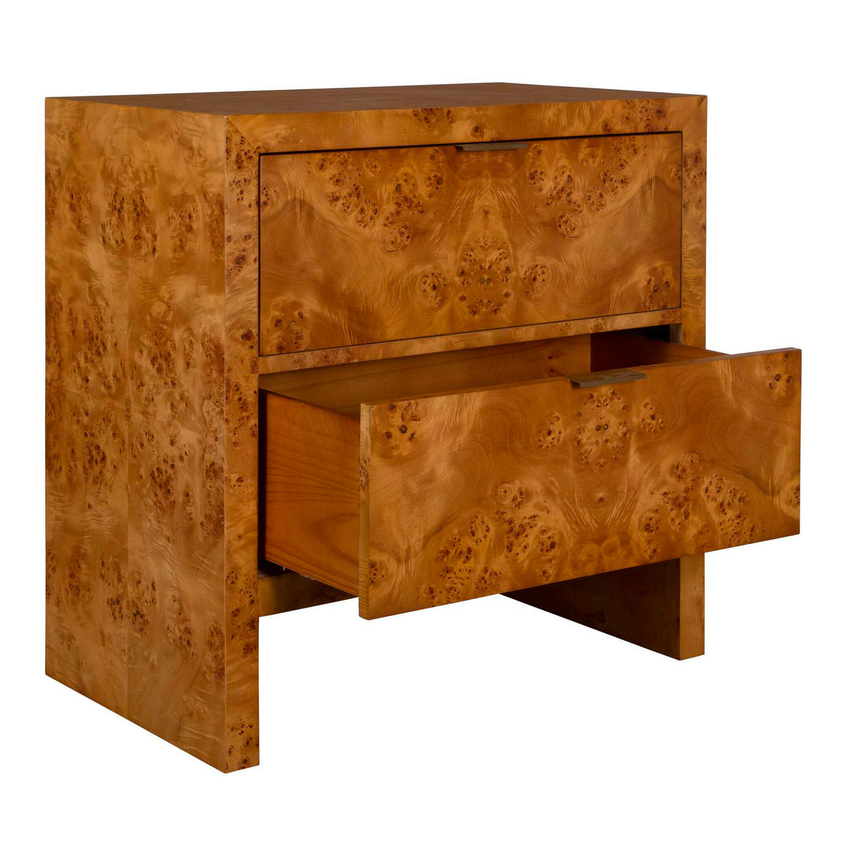 Indus 2 Drawer Chest Burl - Light Brown by Uttermost - View 4