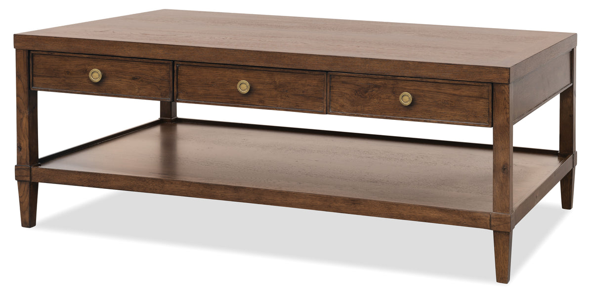 Cashiers Rectangle Coffee Table Chestnut - Dark Brown by Hooker Furniture - View 2