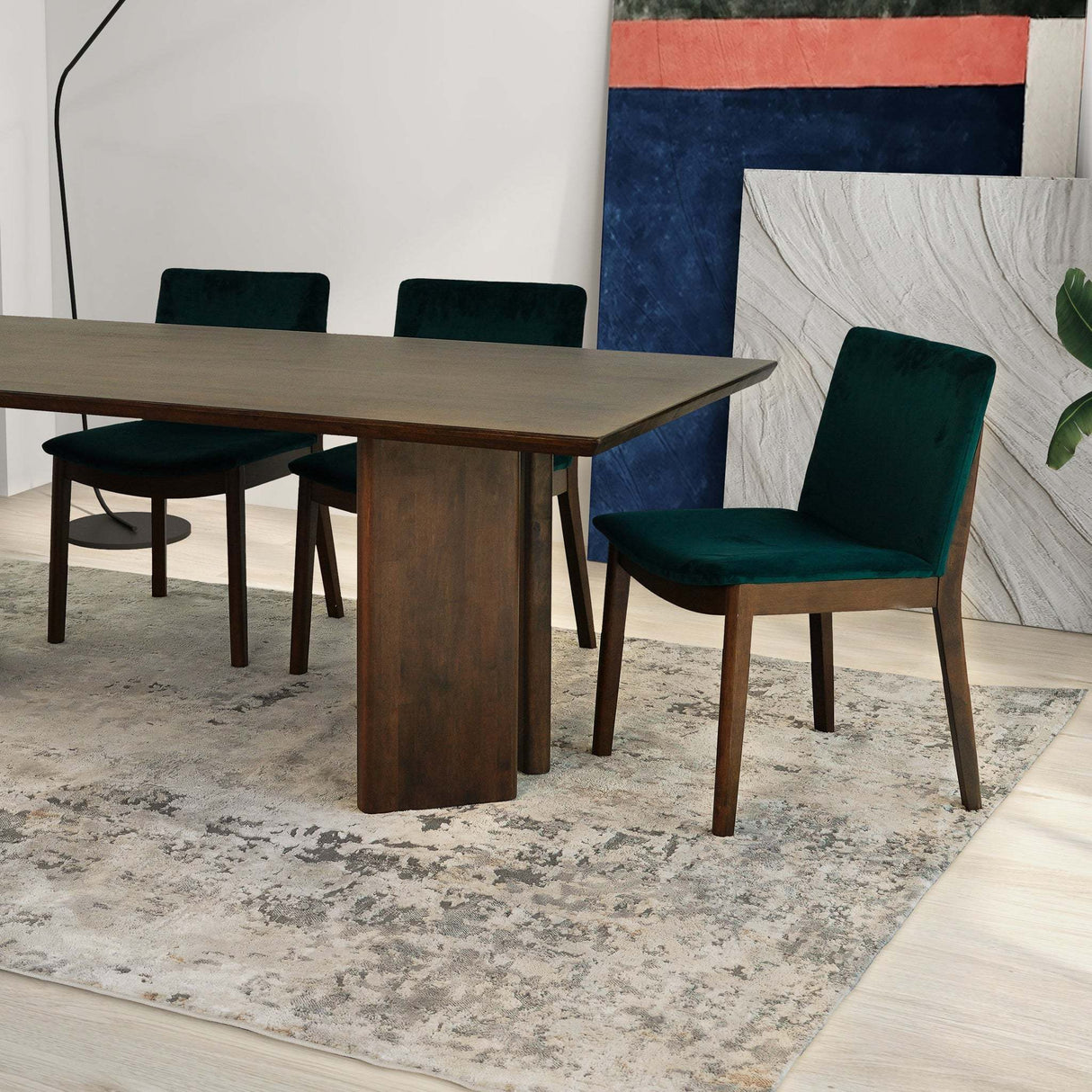 Paloma Dining Table and 4 Side Chairs - sold by Home Elegance USA