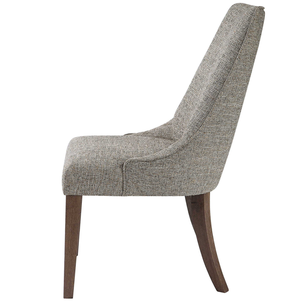Daxton Armless Chair Earth Tone - Beige / Dark Brown by Uttermost - View 5