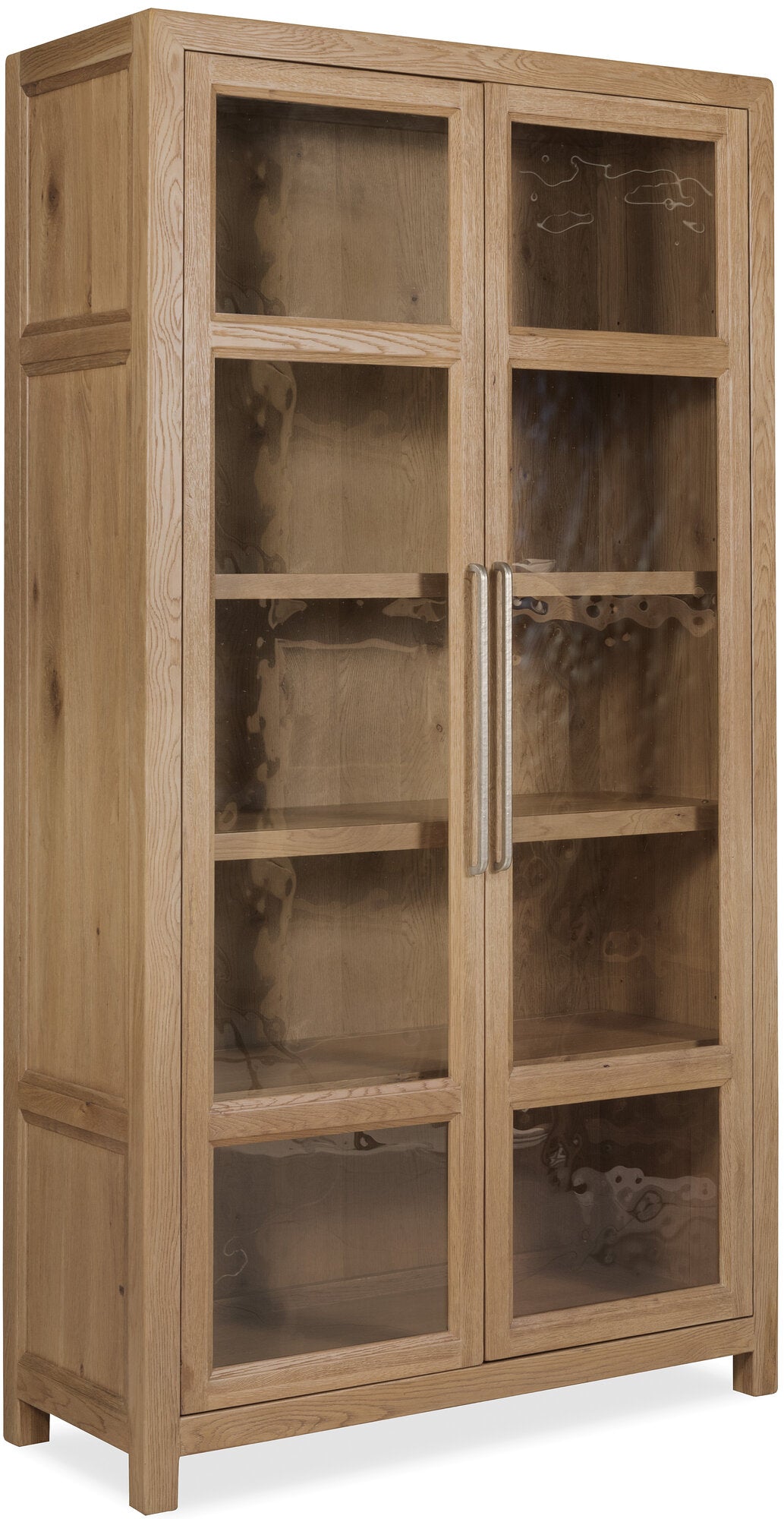 Driftwood Display Cabinet by Hooker Furniture in Buckboard, Worn Saddle & Burnt Timber Finishes