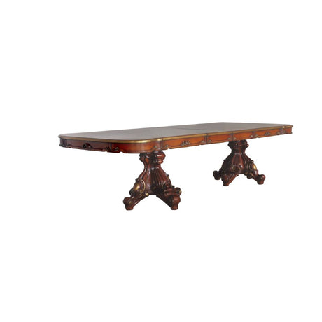 Acme - Picardy Dining Table 68220 Honey Oak Finish