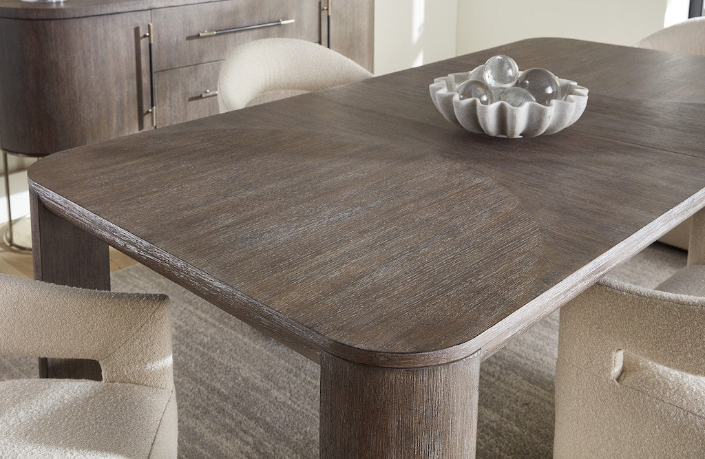 Modern Mood Leg Dining Table with 24-Inch Leaf – Dark Wood or Light Wood | Hooker Furniture - Home Elegance USA