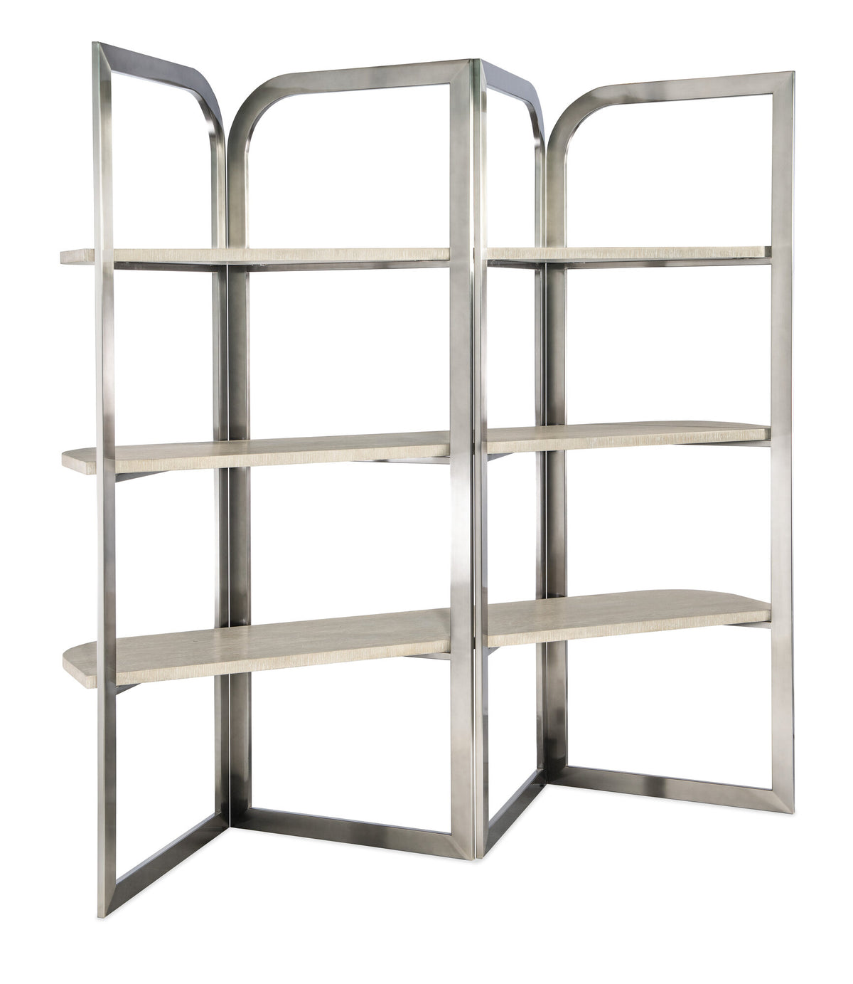 Modern Mood Etagere - Silver / Beige | Hooker Furniture