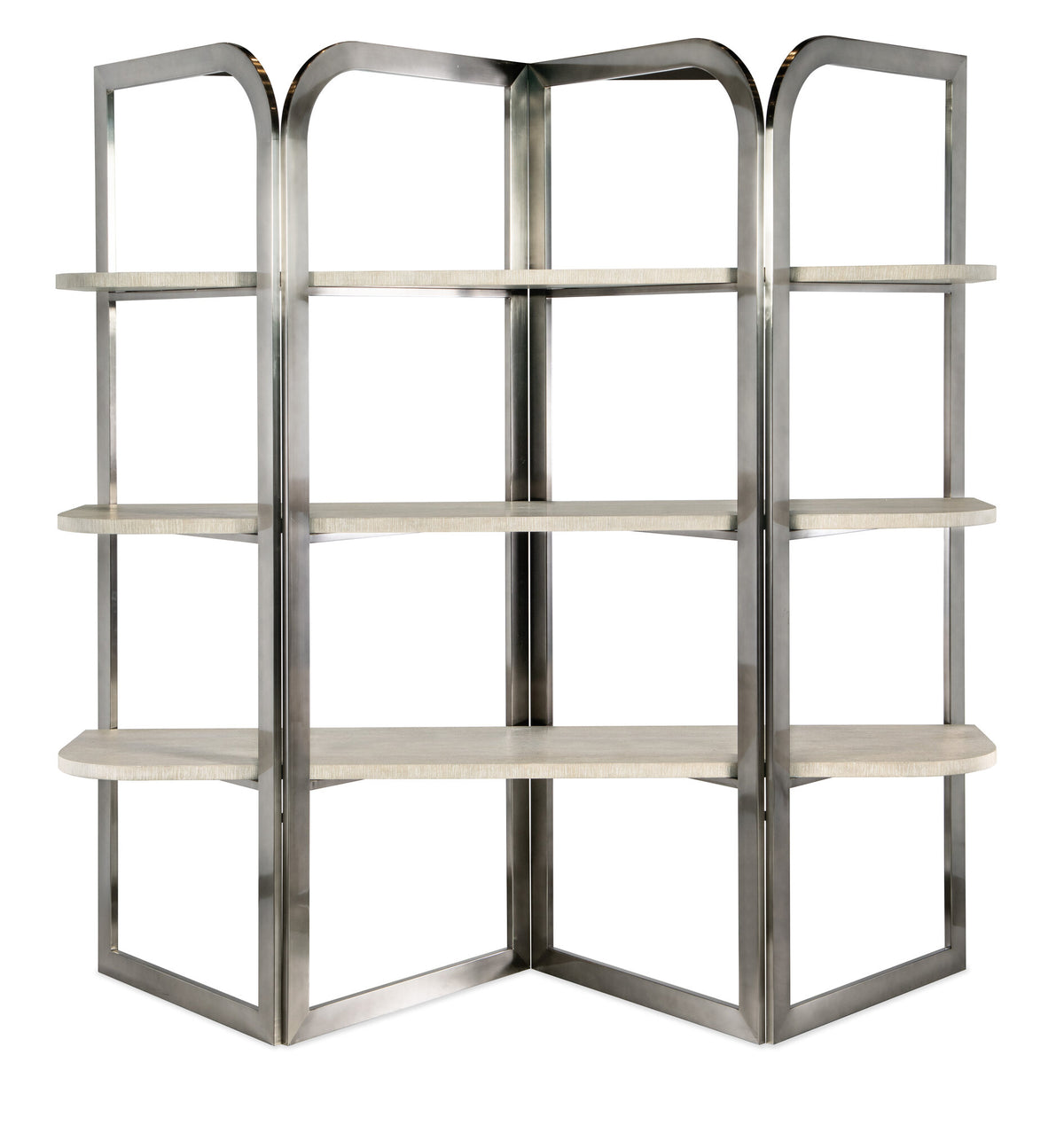 Modern Mood Etagere - Silver / Beige | Hooker Furniture