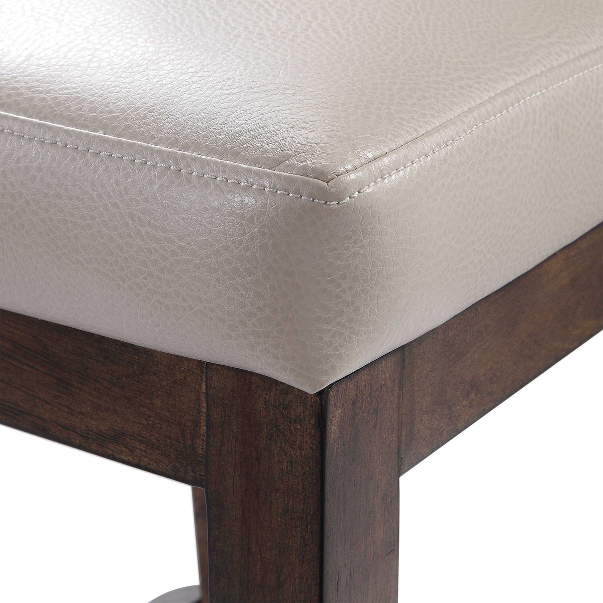 Purcell Counter Stool - Beige / Dark Brown by Uttermost - View 7