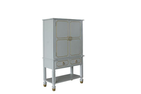 Acme - House Marchese Cabinet 68865 Pearl Gray Finish
